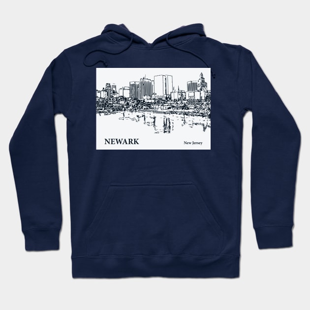 Newark - New Jersey Hoodie by Lakeric